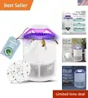 Ultra-Quiet Non-Zapper Mosquito and Bug Killer - Effective Indoor Insect Trap