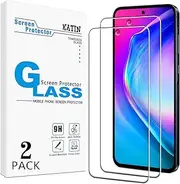 (2 Pack) KATIN Screen Protector for Samsung Galaxy A55 5G Tempered Glass, Anti Scratch, Bubble Free, 9H Hardness, Case Friendly