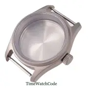 36Mm Pilot Diver Watch Case Titanium or 316L Steel Fit for NH35 NH36 PT5000 ETA2