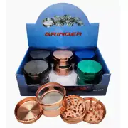 Spice Herb Grinder 2.5 Inch 4 Part Crusher Aluminum Grinder Multiple Choice's
