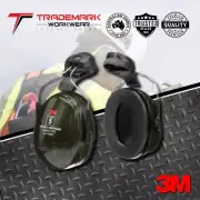 3M Peltor Earmuffs H7P3G/H520P3GS/E Class 5 SLC80 29dB Hard Hat Attach RRP$67.95