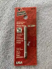 Vermont American 22175, 1/4" Panel Pilot High Speed Steel Router Bit