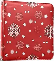 White Romantic Christmas Snowflake Photo Album Photo Books Self Adhesive Pages Scrap Book Photo Albums Picture Albums For All Size Pictures 4x6, 5x7, 6x8 Photos