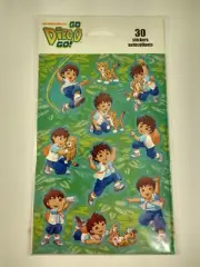 NEW pack Journal Scrapbook Craft Stickers Boys prince kids baby Go Diego Go Nick