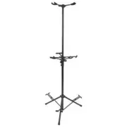 On-Stage Stands GS7652B Six-Guitar Stand, Black