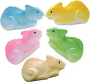 Toddmomy 5pcs Miniature Lizard Figurines Realistic Resin Garden Decor for Fairy Gardens Flower Pots and Plant Racks Creative Micro Landscape Accessories Lively Mini Lizard Crafts