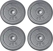 Adjustable Dumbbells Set Standard Steel Bars Pair with Cast-Iron Hammertone Weight Plates Set Home Gym Equipment for Body Building Workout Sports Training
