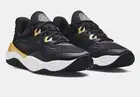 Size 10 - Under Armour Curry Splash 24 Black Metallic Gold