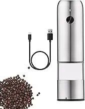 Electric Salt and Pepper Grinder, Automatic Salt Shakers, USB Rechargeable Salt Grinder Pepper Shakers Adjustable Coarseness Portable, Sleek, Modern Design for Any Kitchen, Picnic, Or Outdoor Setting