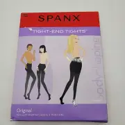 New Spanx Tight End Tights Original Body Shaping currant Tights Size A red