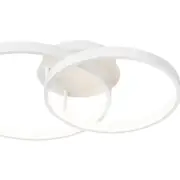 Cougar Lighting Zola Close To Ceiling Light White 2lt