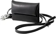 [Jil Sander] Jill Sander J26UA0002P6009 Folded Coin W/Strap Men's Coin Purse, Black, ワンサイズ