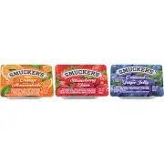 Smucker's Assortment #5 Concord Grape Jelly, Strawberry Jam, Orange 200 Per Case