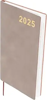 KALLORY Daily Planner Notebook: 2025 Pocket Agenda Organizer Time Management Weekly Monthly Schedule Book Diary With Smooth Writing Page For Work Travel