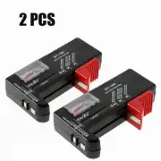 2X AA/AAA/C/D/9V/1.5V Universal Button Cell Battery Volt Tester Checker Small