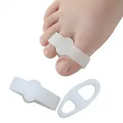2pcs Silicone Gel Toe Straightener Separator Bunion Corrector Pain Relief SEON