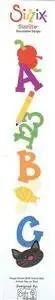 Sizzix Sizzlits ABC & 123 Decorative Strip 654357School