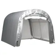 Storage Tent 300x300 cm Steel Grey vidaXL