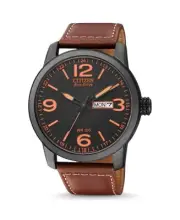 CITIZEN Men Analog Eco-Drive Casual Watch Classic Dress Black Dial Waterproof Ro