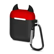 Wireless Earphones Shockproof Horn Shape Silicone Protective Case for Apple AirPods 2