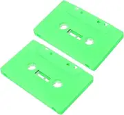 2pcs Vintage Cassette Tape Holder Box Audio Cassette Storage Cases Display Audio Tape Organizer for Home Desk Display Storage