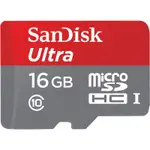 『儲存玩家』SANDISK ULTRA MICRO SDHC TF 16GB 16G 記憶卡 U1 A1 98M