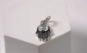 Moonstone Hamsa Pendant