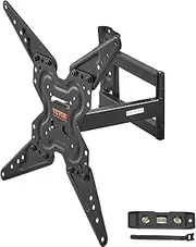Tumopu Full Motion TV Mount Fits for Most 26-55 inch TVs, Swivel Tilt Horizontal Adjustment TV Wall Mount Bracket with Articulating Arm, Max VESA 400x400mm, Holds up to 99 lbs