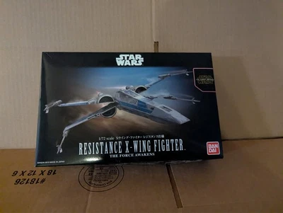 BANDAI STAR WARS RESISTANCE X-WING FIGHTER 1/72