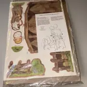 NATIVITY SCENE 4 Sheets Punch out Papercraft Kit Code 6811 Current Inc 1979 NEW