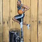 San Antonio Spurs Beer Tap Handle Leonard NBA Basketball Black Jersey