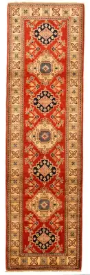 Traditional Hand-Knotted Runner Rug 2'9" x 9'8" Wool Carpet