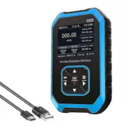 Fnirsi Gc-01 Nuclear Radiation Detector Geiger Counter X-ray -ray -ray Detector Marble Detector Tester Personal Dosimeter high quality Blue GC-01