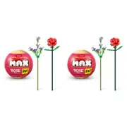 2x Zuru Max Premium Rose Collection Series Building Bricks Kids Toy Set 8y+