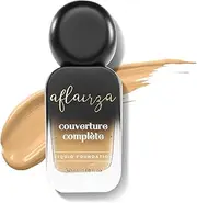 Aflairza Couverture Complete Liquid Foundation - 30ml (03 Light Medium) with Skincare Benefits Full Coverage Water Resistant, Long-lasting Hydrating & Nourishing Face Makeup - Paraben-Free