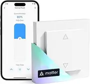 [meross] Matte WiFi Roller Shutter Switch Smart (Neutral Cable Required), Smart Home Roller Shutter Control for Blinds Compatible with Alexa, Apple HomeKit and Google Home