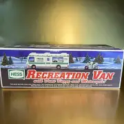 1998 HESS RECREATION VAN TRUCK W/ DUNE BUGGY & MOTORCYCLE VINTAGE New