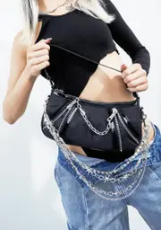 [Poster Grl] Don't Touch Chain Shoulder Bag