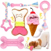 6 Pack Puppy Teething Toys Small Breed Dog Chew Toys With Rope Puppy Toys Set