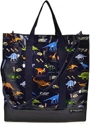 COLORFUL CANDY STYLE N2704300 Vertical Lesson Bag, Music Bag, Handbag, Discover Bag, Exploration! Dinosaur Continent (Navy)