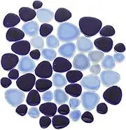 HEALSOPTHY Unique DIY Pebble Stones for Tile Making Craft Material Lightweight Portable Smooth Surface for Creative Projects and Home Decoration