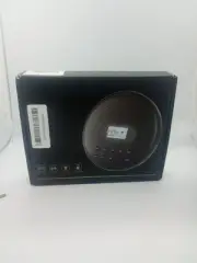 NEW Portable Rechargeable Black CD Player With Headphones & AUX Cable Car Walk
