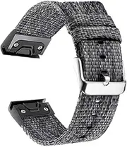[UMCNVV] For Garmin MARQ Series/Epix Smart Watch Strap 22mm Nylon Quick Easyfit Bracelet For Garmin Instinct/Approach S60 S62 Correa