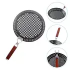 Premium Grill Pan Grilling Skillet Iron Grilling Pan Round Griddle Pan