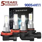9005+H11 LED Headlight Kit High/Low Beam 6000K for Toyota Prado J150 2010-17