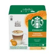 Starbucks Nescafe Dolce Gusto Caramel Macchiato Coffee Pods Capsules 12 Pack