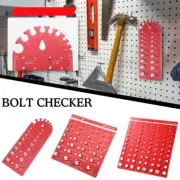 18-44 Nut and Bolt Thread Checker, Thread Checker, Bolt Size and Thread New D2