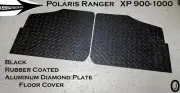 POLARIS RANGER XP900 Fullsize black Aluminum Diamond Plate FLOOR 2013 To 2017