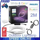 PHILIPS Hue White & Color Ambiance Outdoor 2M Lightstrip Kit - with Power Supply