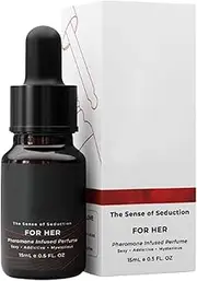 Pheromone Perfume for Women -Long-Lasting Women's Fragrance with Jasmine and Rose Flower Fragrance Oils with Sweet Notes-Veganand Cruelty-Free Travel Fragrances -15 Ml/ 0.50 Fl.Oz (1PCS)